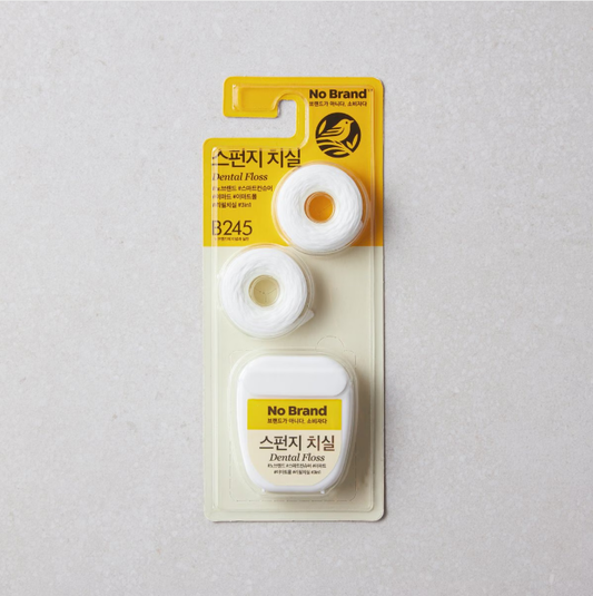 [No brand] Dental Floss 40mx3  노브랜드 스펀지 치실