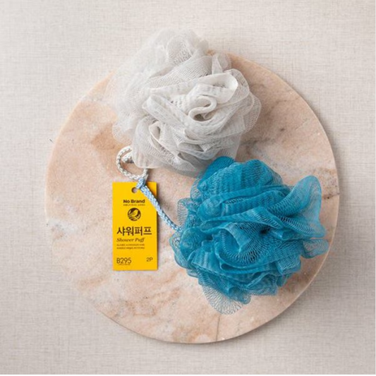 [No brand] Shower Puff 2P 노브랜드 샤워퍼프 2P