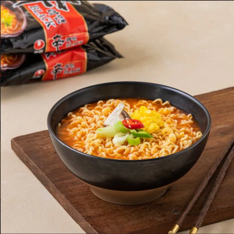 [NongShim] Black Shin Noodle 130gx4p  농심 신라면 블랙 멀티