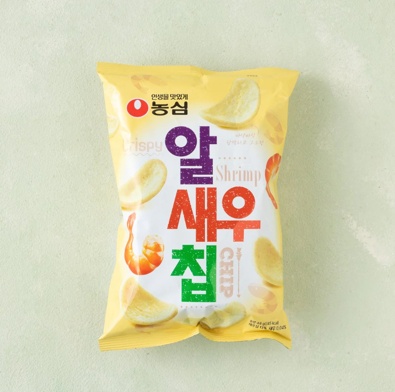 [Nongshim] Shrimp Crispy Chips 68g  농심 알새우칩