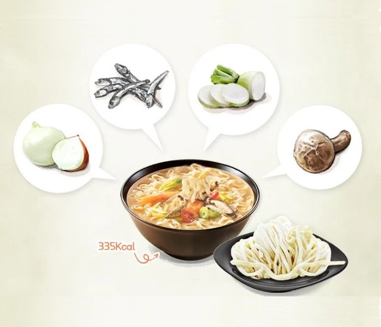 [Nongshim] Anchovy Kal Guk Soo 98g x 5P  농심 멸치 칼국수