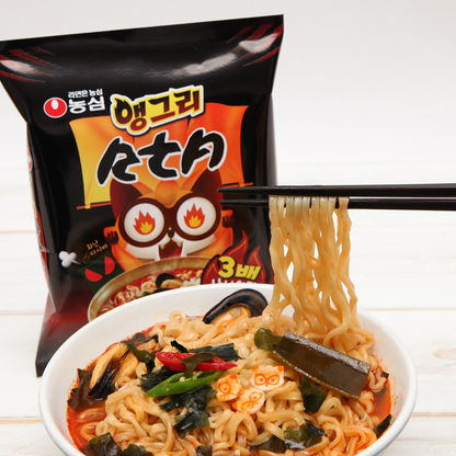 [Nongshim] Angry Neoguri Spicy Ramen 121g x 5p 농심 앵그리 너구리 멀티팩