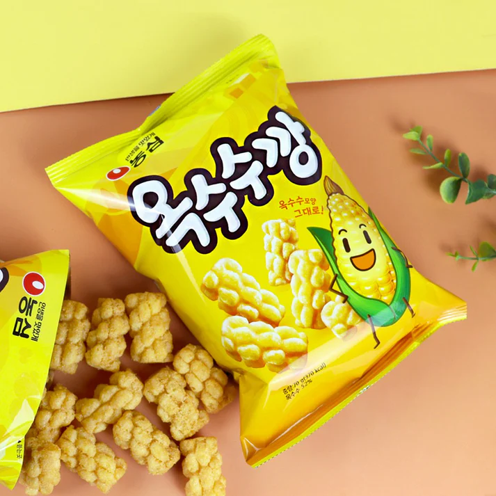 [Nongshim] Corn Shaped Cracker Snack 70g 농심 옥수수깡