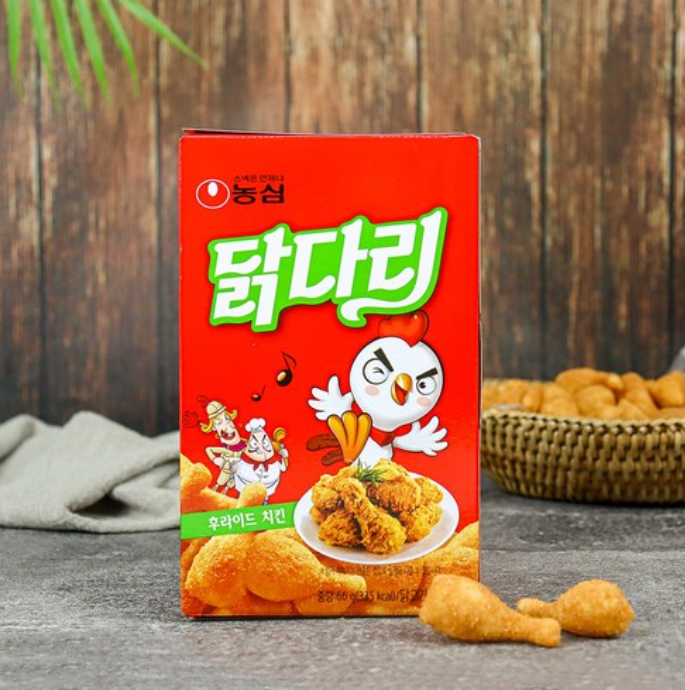 [Nongshim] Drumstix Fried Chicken Flavor 66g [농심] 닭다리 후라이드치킨맛