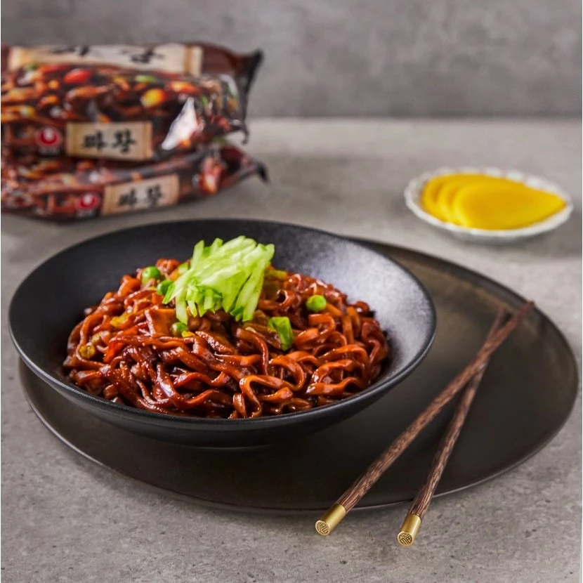 [Nongshim] Jjawang Premium Jjajang Ramen 134g x 4p 농심 짜왕