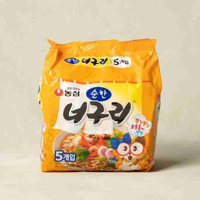 [Nongshim] Mild Neoguri Ramen 120g x 5p 농심 너구리 순한 맛 멀티
