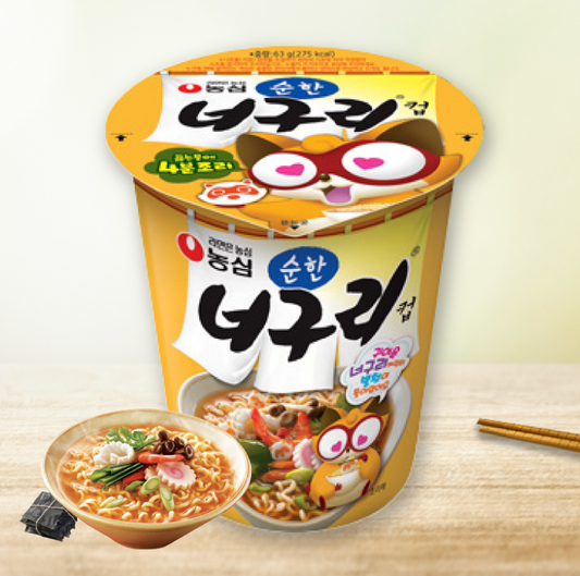 [Nongshim] Neoguri Mild cup Ramen 62g 농심 순한너구리컵
