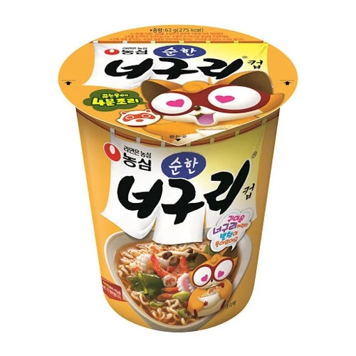 [Nongshim] Neoguri Mild cup Ramen 62g 농심 순한너구리컵