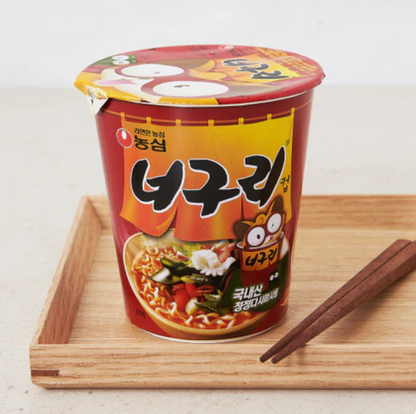 [Nongshim] Neoguri Spicy Cup 62g 농심 얼큰한 너구리 컵라면