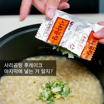[Nongshim] Sarigomtangmyun Beef Bone Soup Ramen 120gx5P 농심사리곰탕면 멀티팩