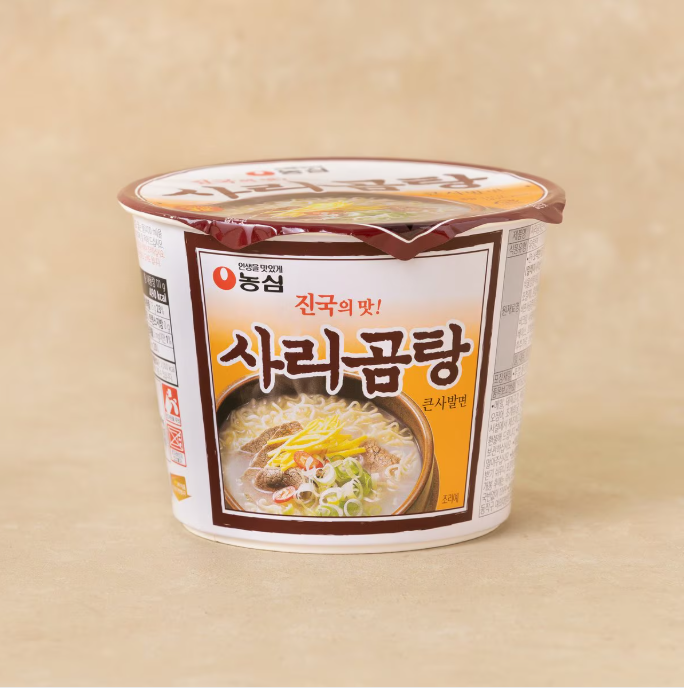 [Nongshim] Sarigomtang Bowl Ramen Soup 111g 농심 사리곰탕 큰사발면