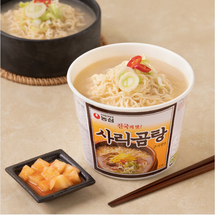 [Nongshim] Sarigomtang Bowl Ramen Soup 111g 농심 사리곰탕 큰사발면