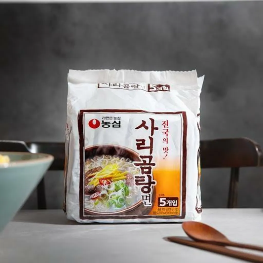 [Nongshim] Sarigomtang Beef Bone Soup Ramen 120gx5P 농심사리곰탕면 멀티팩