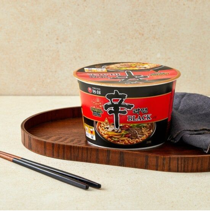 [Nongshim] Shin Black Cup Ramen 101g 농심 신라면 블랙 사발