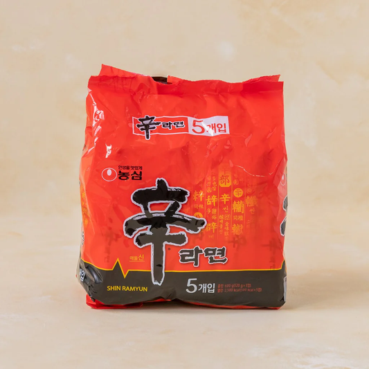[Nongshim] Shin Ramen Multi-Pack (120g x 5P) 농심 신라면 멀티팩