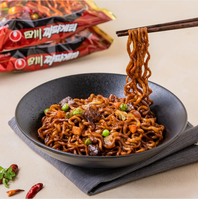 [Nongshim] Sichuan Chapagetti 137g x 4p 농심 사천 짜파게티 멀티팩