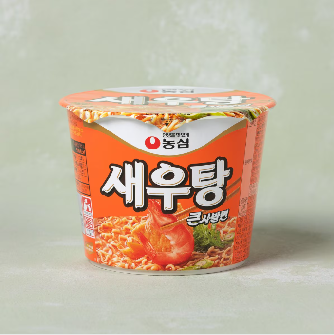 [Nongshim] Spicy Shrimp Flavor Cup Ramen 115g [농심] 새우탕 큰사발면
