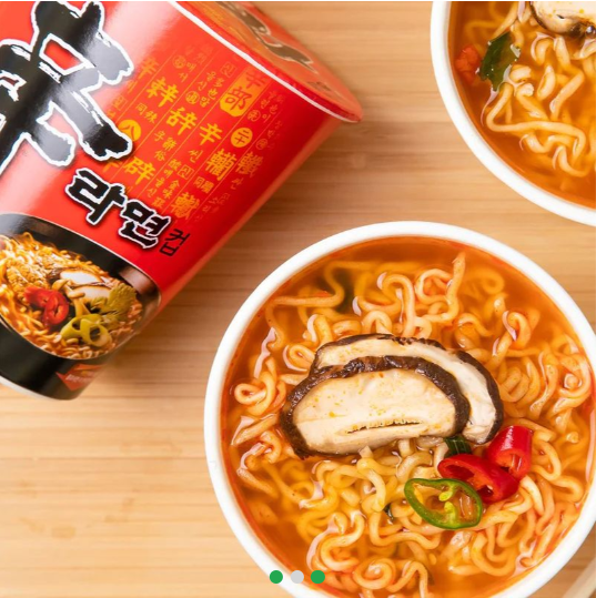 [Nongshim] Spicy Shin Ramyun Big Bowl 114g  농심 신라면 큰사발