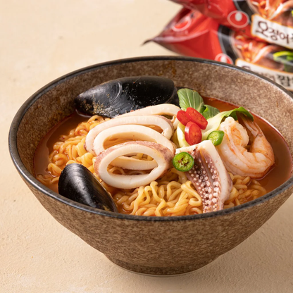 [Nongshim] Squid Jjambbong Ramen 124g x 5p 농심 오징어 짬뽕 멀티팩