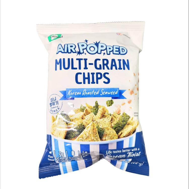 [O'Food] Air Pop Multigrain Snack 50g 오푸드 에어팝 뻥튀기 스낵 2종 (양념치킨맛 / 구운김맛)