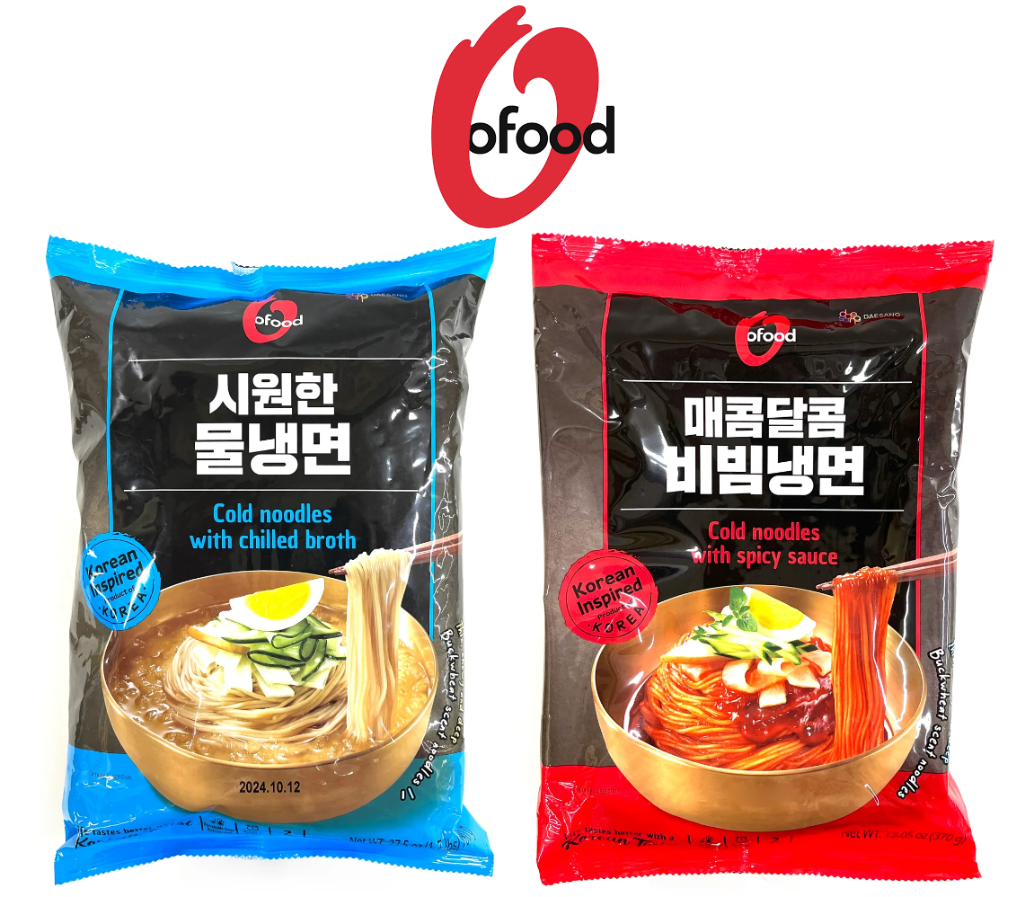 [O’Food] Chewy Cold Noodle (Spicy Bibim 410g /Mul Naengmyeon 780g) 청정원