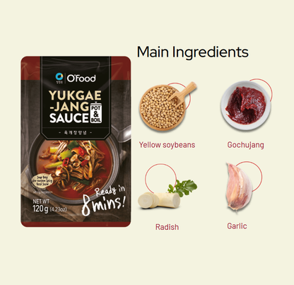 [O'Food] Easy-To-Cook Korean Sauce Assortment (8 Types) [오푸드] 간편한 한국 요리 소스 모음 (8종)