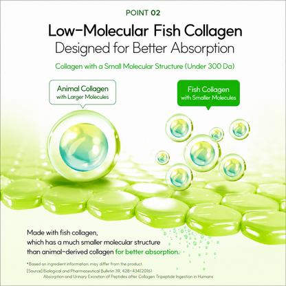 [Olive Young] Double Toning White Glutathione Collagen Stick (Apple Flavor - 14 Sticks)