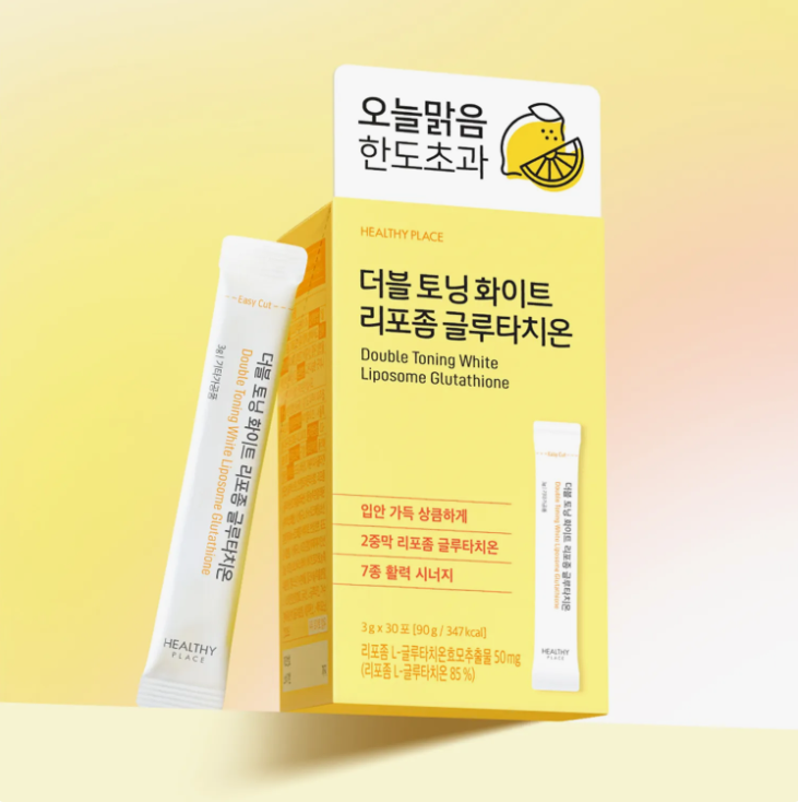 [Olive Young] Double Toning White Liposome Glutathione Stick 3g×30T
