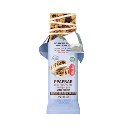 [Olive Young] PPAEBAR No Added Sugar Real Chocolate Protein Bar 40g