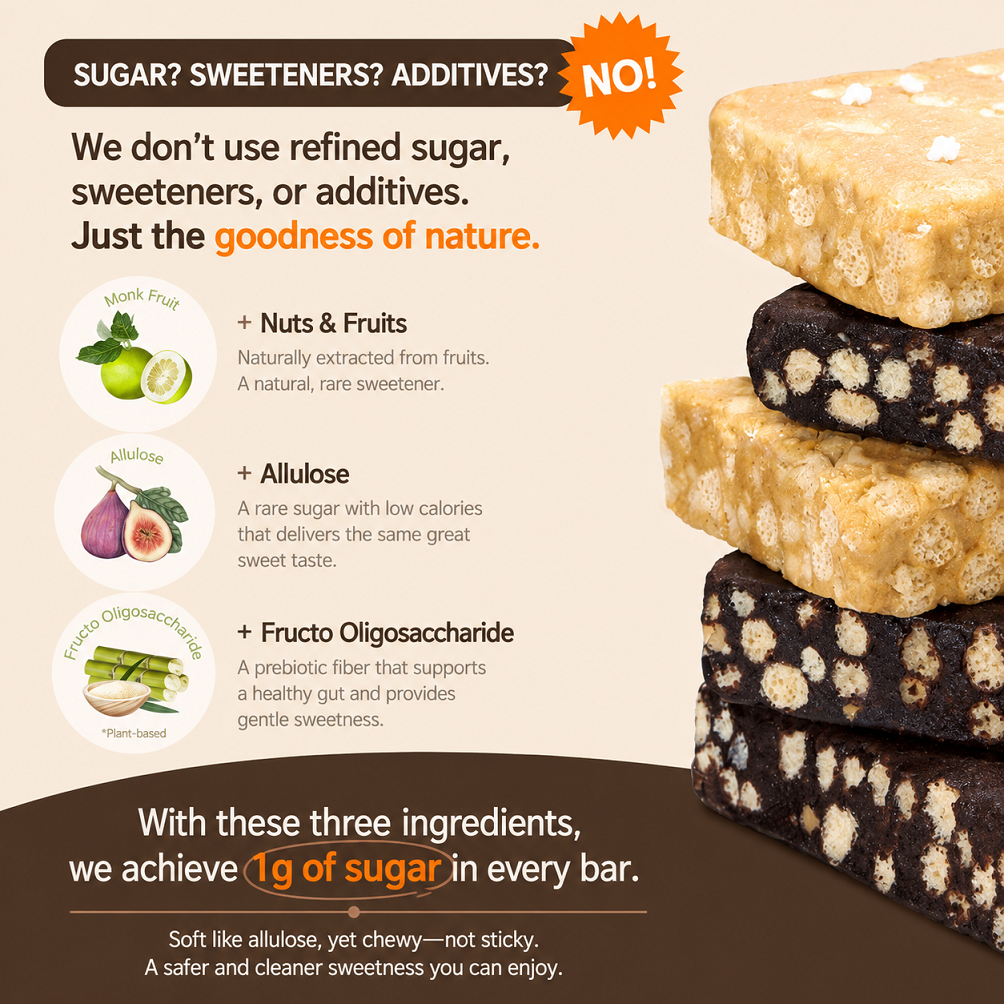 [Olive Young] PPAEBAR Soft Crunch Protein Bar (Cacao / Salted Peanut Butter) 40g