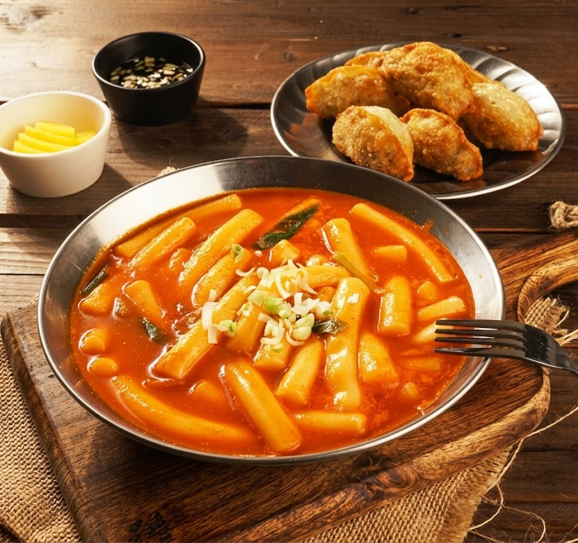 EOMJIFOOD  Dumpling with Tteokbokki Kit 915g 엄지식품 반야월 할매 만두와 떡볶이