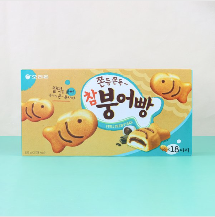 [Orion] Fish-shaped Moist and Chewy Cake 6P 174g   오리온 참붕어빵 6P