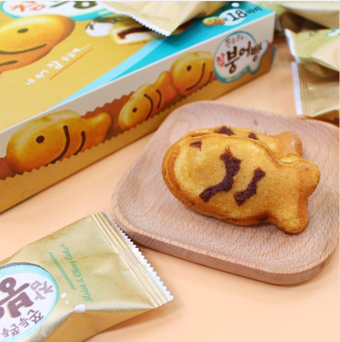 [Orion] Fish-shaped Moist and Chewy Cake 6P 174g   오리온 참붕어빵 6P