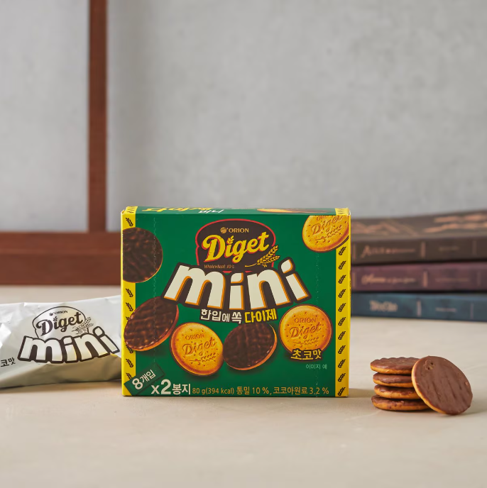 [Orion] Diget Biscuit 74g 오리온 다이제 초코 미니