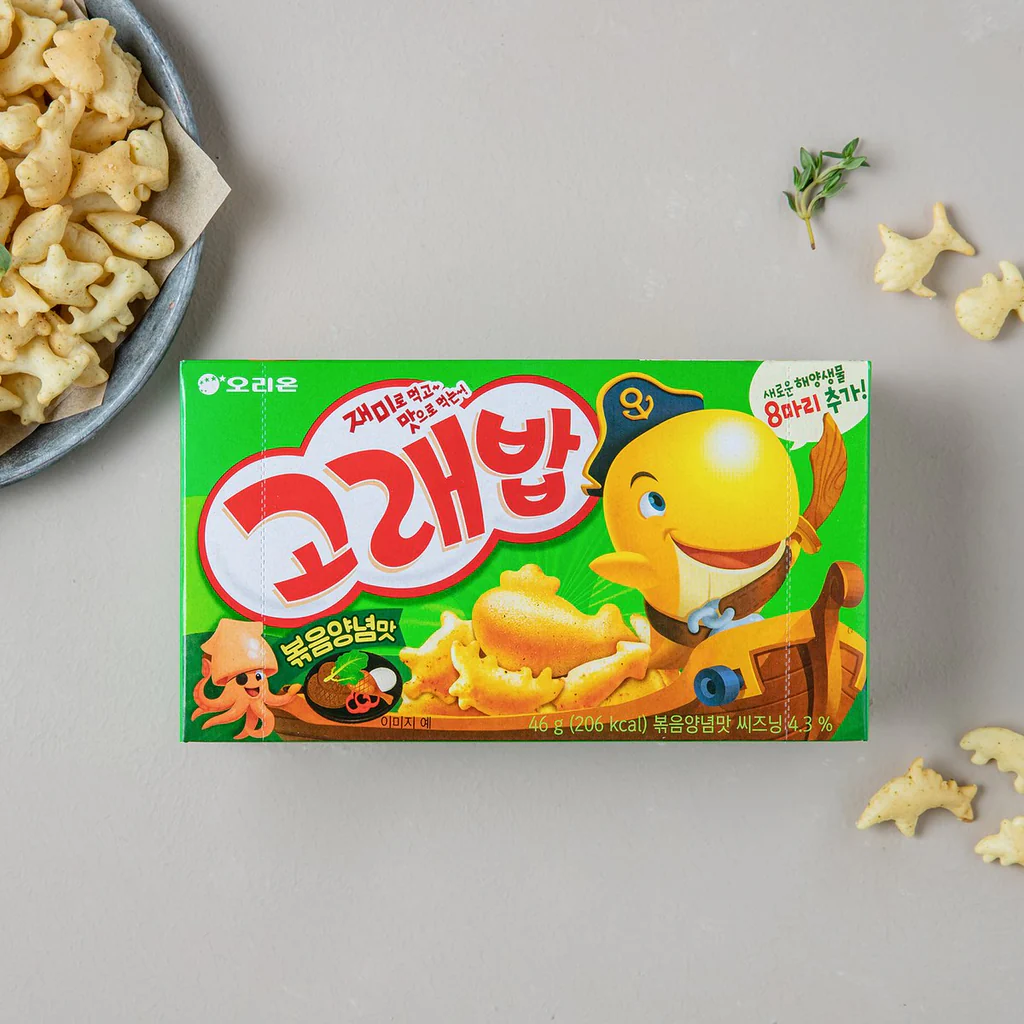 [Orion] Goraebob (Whale rice-Roast seasoning) 46g 오리온 고래밥 볶음양념맛