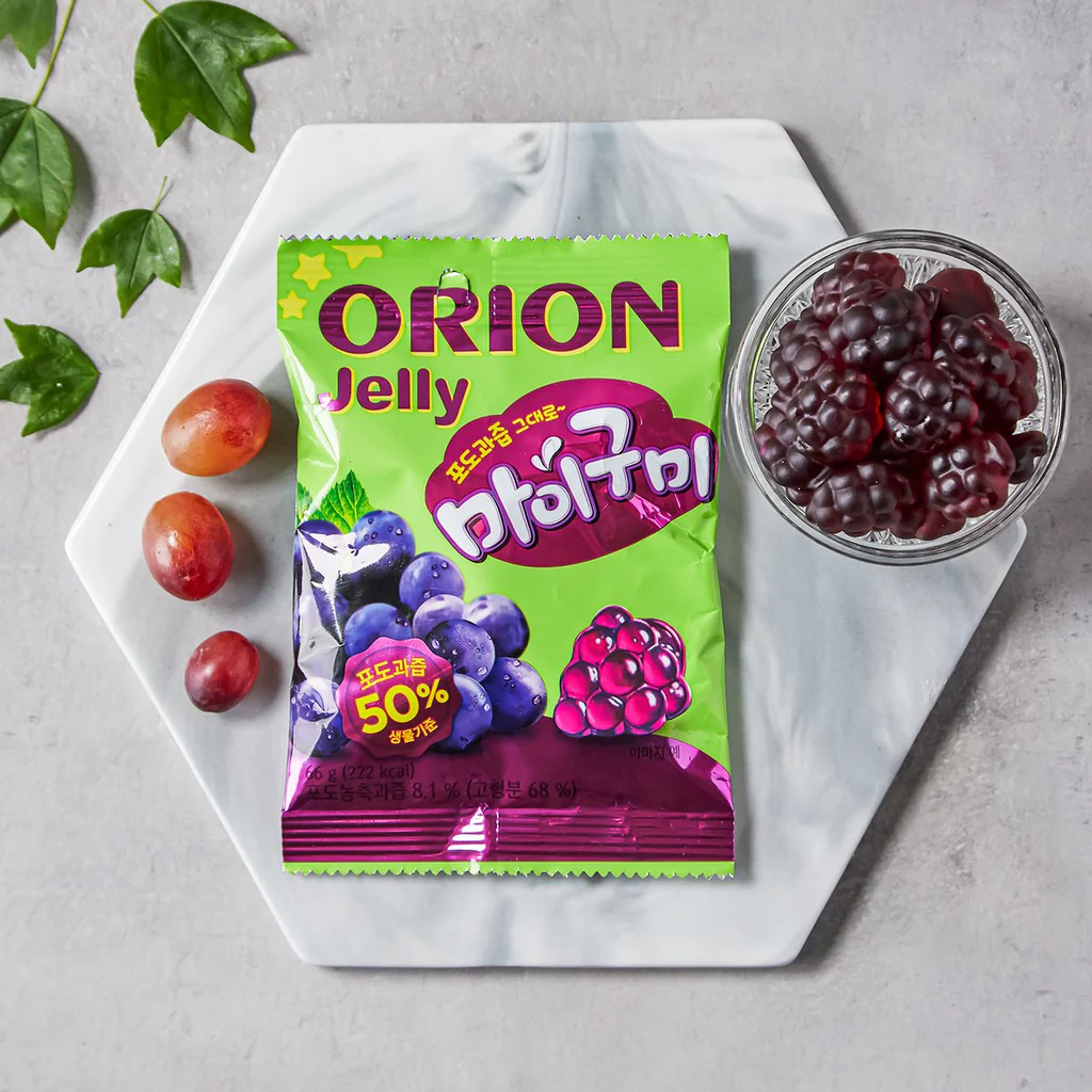 [Orion] My Gummy Assorted Flavors (Peach, Grape, Green Grape) 오리온 마이구미 복숭아 / 포도 / 청포도