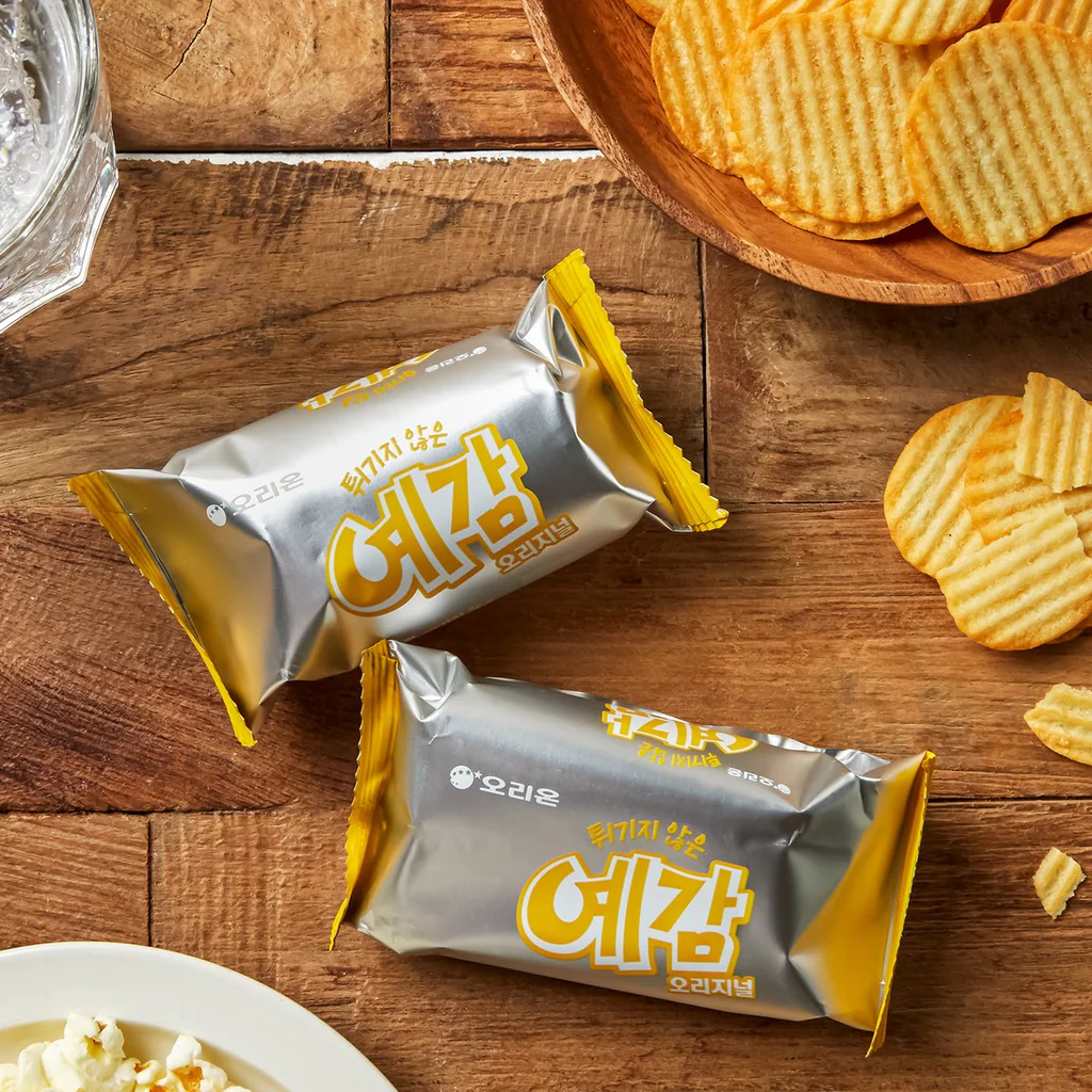[Orion] Yegam Non-Frying Thin Sliced Crispy Potato Chips 64g (2 Packs) 오리온 예감