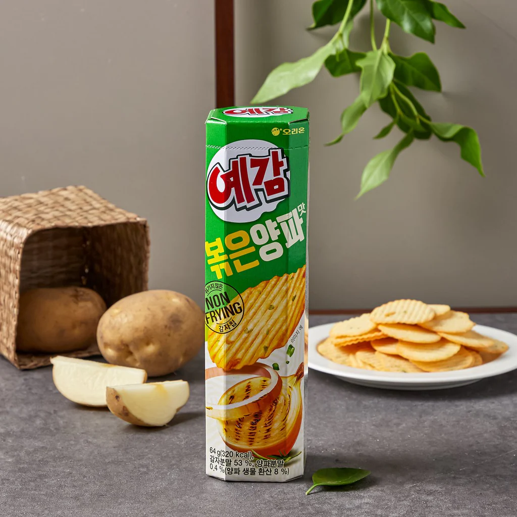 [Orion] Yegam Non-Frying Thin Sliced Crispy Potato Chips 64g (2 Packs) 오리온 예감