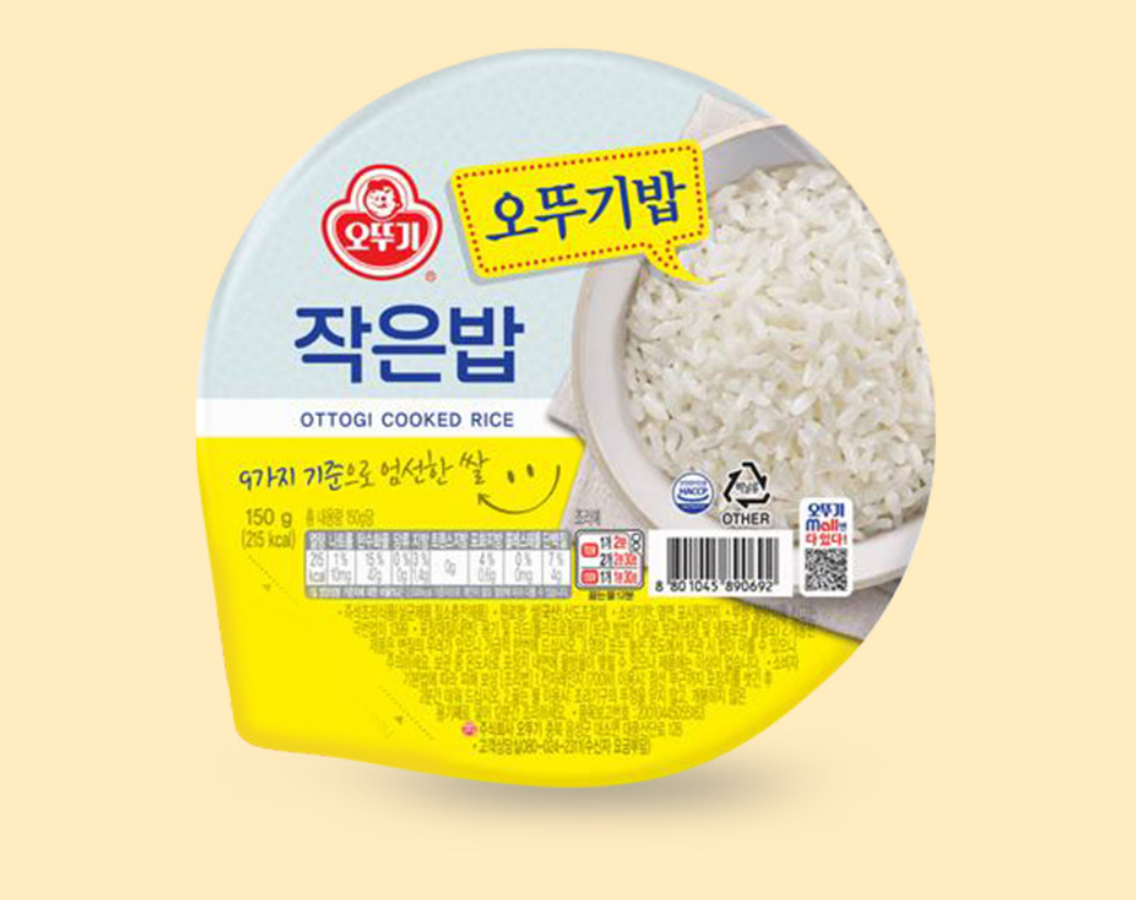 [Ottogi] Instant Cooked Rice 210g 오뚜기 흰밥