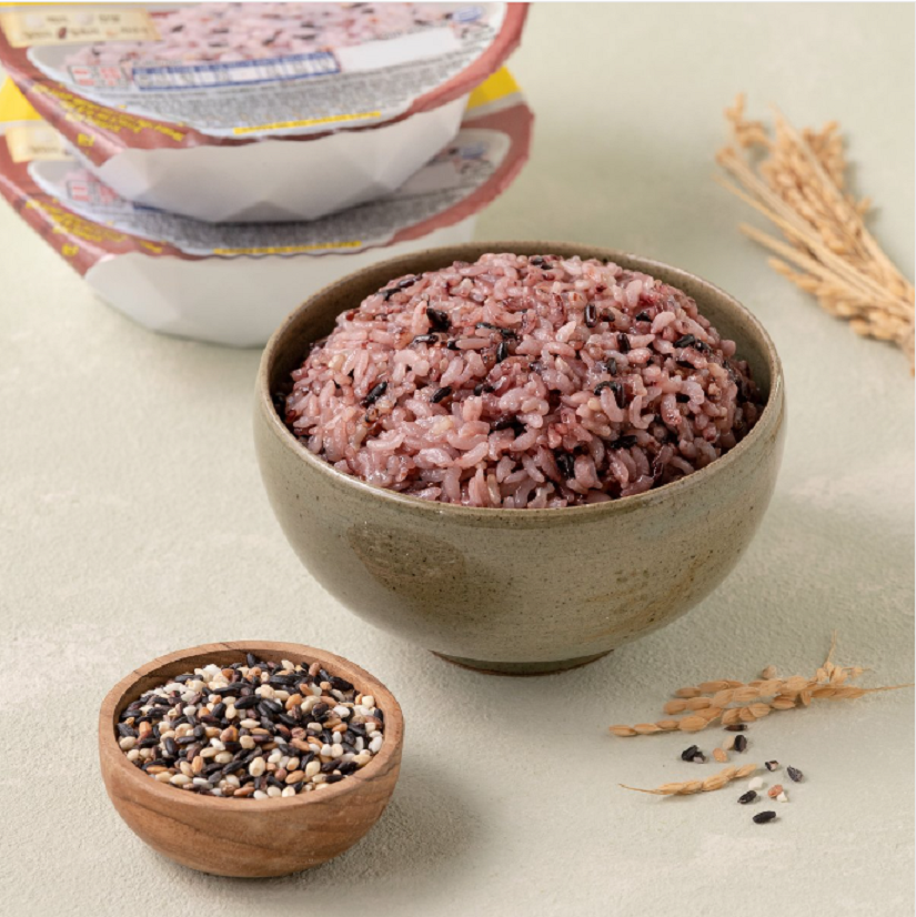 [Ottogi] Instant Cooked Rice 210g (오뚜기밥 발아현미 / 찰현미 / 발아흑미 / 오곡)