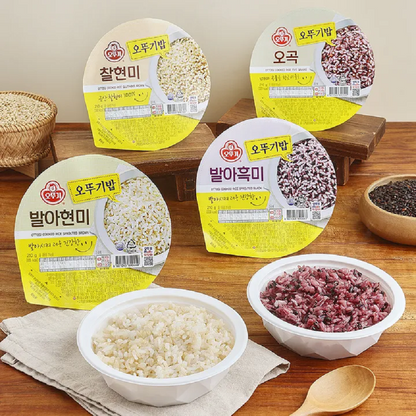 [Ottogi] Instant Cooked Rice 210g (오뚜기밥 발아현미 / 찰현미 / 발아흑미 / 오곡)