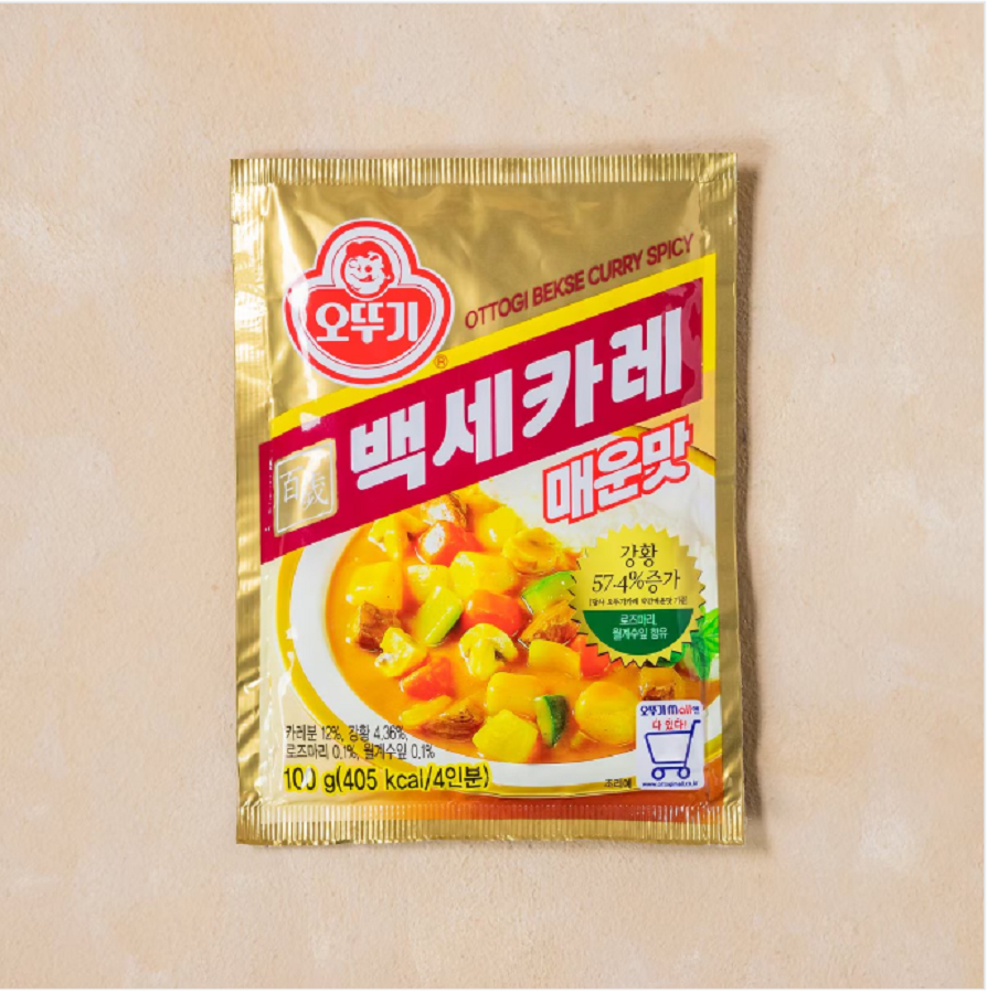 [Ottogi] Bekse Curry (Mild,Medium,Spicy) 100g 오뚜기 백세카레