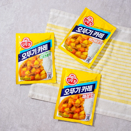 [Ottogi] Curry Powder (Mild, Medium,Hot) 100g 오뚜기 카레