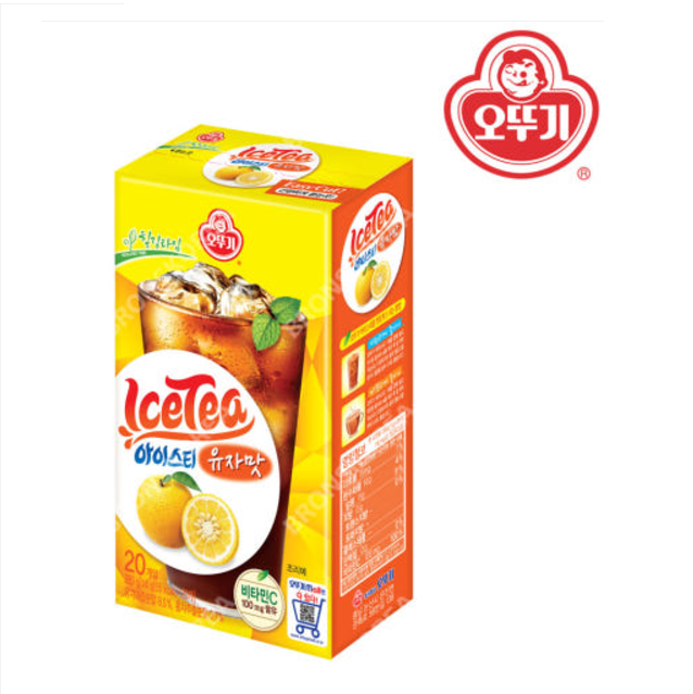 [Ottogi] Ice Tea Series (Citron,Plum,Peach) 14gx20 오뚜기 아이스티 복숭아맛 /매실맛 /유자맛