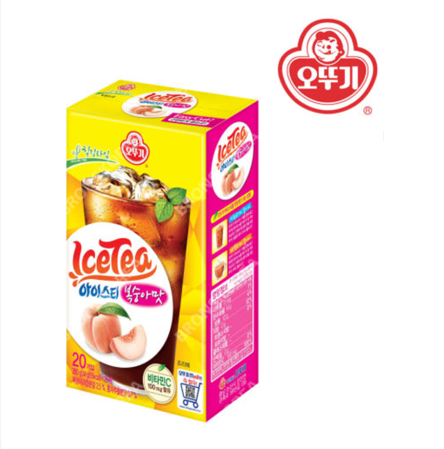 [Ottogi] Ice Tea Series (Citron,Plum,Peach) 14gx20 오뚜기 아이스티 복숭아맛 /매실맛 /유자맛