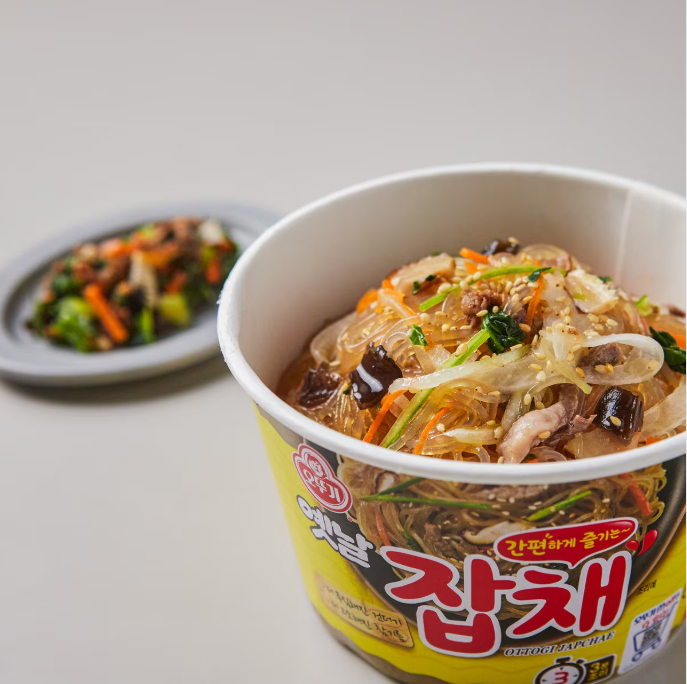 [Ottogi] Instant Japchae Cup (Korean Style vermicelli) 82.5g 오뚜기 옛날 잡채 컵