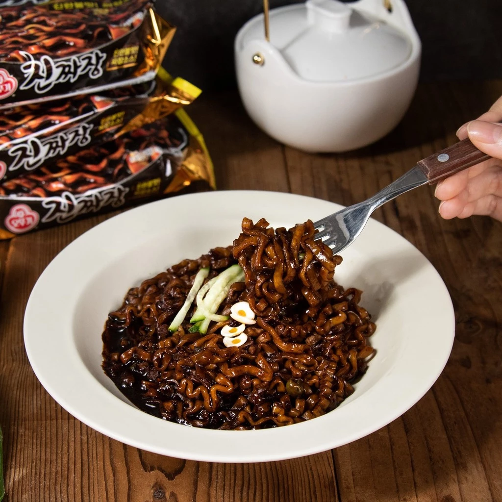 [Ottogi] Jin Jjajang Ramen Multipack 135g x 4P  오뚜기 진짜장