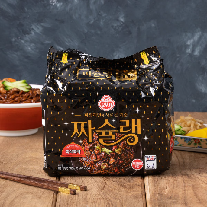[Ottogi] Jjachelin Ramen Multipack 145gx5P  오뚜기 짜슐랭