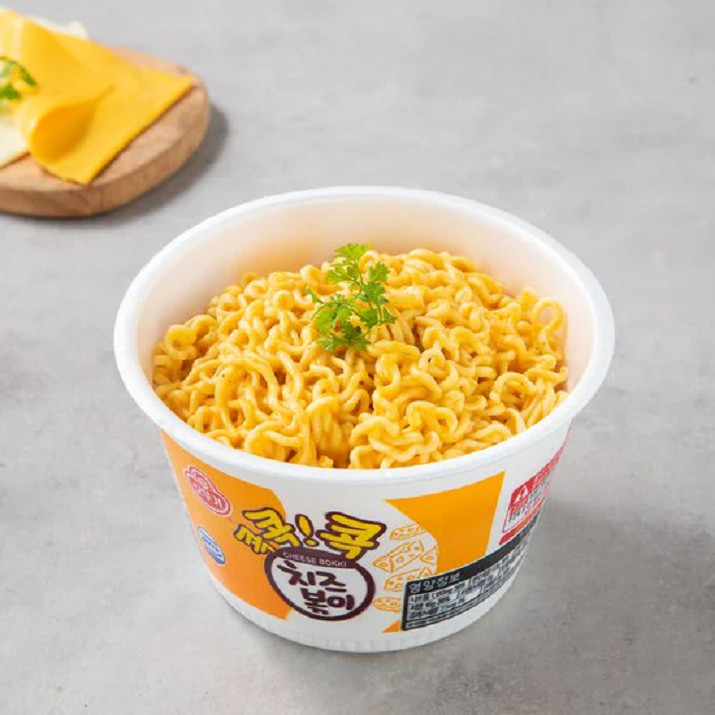 [Ottogi] Kok Kok Kok Cheese Stir-fried Ramen Bowl 95g 오뚜기 콕콕콕 치즈볶이