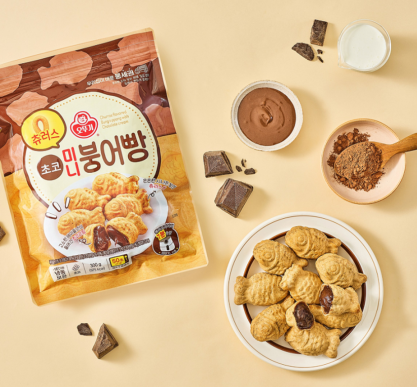 [Ottogi] Mini Bungeoppang Churros (Chocolate/Matcha) 300g 오뚜기 미니 붕어빵 츄러스 (초코/말차)